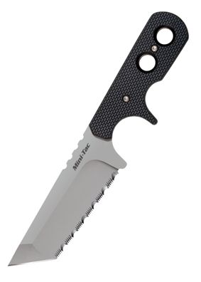 Mini Tac Tanto, Halsmesser mit gezahnter Klinge