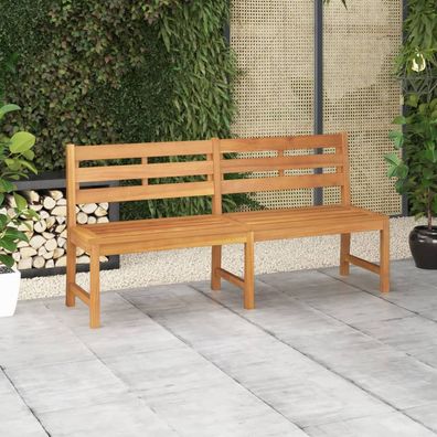 vidaXL Gartenbank 180 cm Massivholz Teak