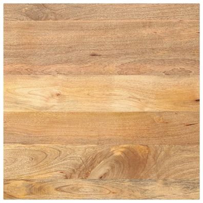 vidaXL Tischplatte 80x80x3,8 cm Quadratisch Massivholz Mango