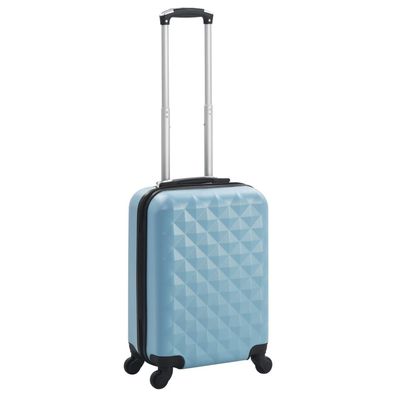 vidaXL Hartschalen-Trolley Blau ABS