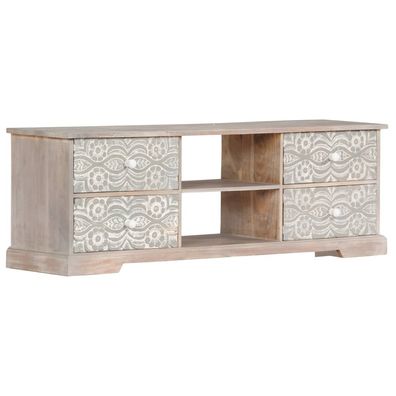 vidaXL TV-Schrank 120x30x40 cm Massivholz Akazie