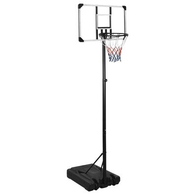 vidaXL Basketballständer Transparent 235-305 cm Polycarbonat