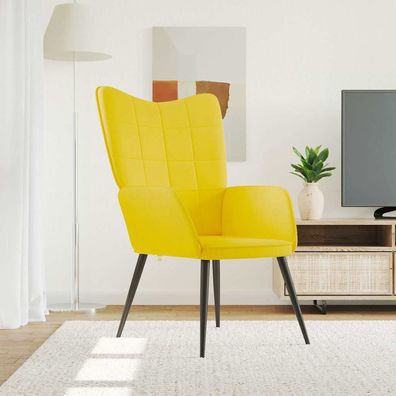vidaXL Relaxsessel Senfgelb Stoff