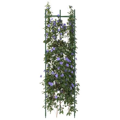 vidaXL Tomatenkäfige 8 Stk. 116 cm Stahl und PP