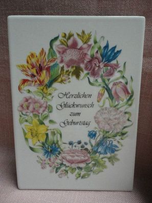 Villeroy & Boch Vilbo CARD A50 Maria Sibylla Merian Herzlichen Glückwunsch zum Geburt