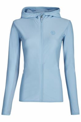 Damen Longsleeve Zip-Hood Reflexx