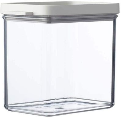 Mepal 6 Stück vorratsdose omnia rechteckig 1100 ml - nordic white 106412032500