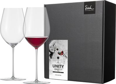 EISCH 2 Rotweingläser 522/2 im Geschenkkarton Festivity UNITY Sensisplus 25224020