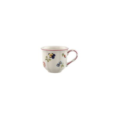 Villeroy & Boch Vorteilset 4 Stück Petite Fleur Mokka-/Espressoobertasse weiß