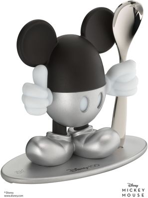 WMF Eierbecher-Set Disney Mickey Mouse mit Löffel, Silber, 2-teilig 3201112883