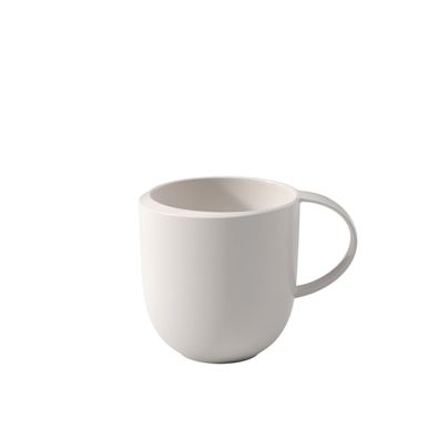 Villeroy & Boch Vorteilset 6 Stück NewMoon Becher mit Henkel Premium Porcelain