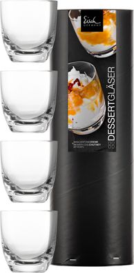 EISCH 4 Dessertgläser 109/6 in Geschenkröhre Dessert 30010906