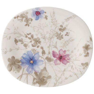 Villeroy & BochMariefleur Gris Basic Frühstücksteller oval Premium Porcelain bunt