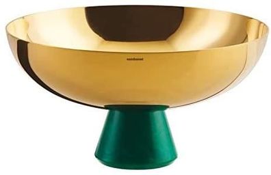 Sambonet Madame Edelstahl/PVD Gold Schale a. Fuß 20,5 cm 55338GA4