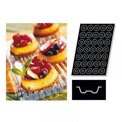 Sambonet Pasticceria Flexipan Form 60x40 35 Savarins P0002-P00790-47740-20