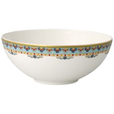 Villeroy & Boch Samarkand Aquamarin Dessertschale Premium Bone Porcelain bunt