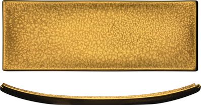 Eisch Vorteilset 2 Stück Platte 307/29 gold GOLD RUSH 74330729 und Geschenk + Spende