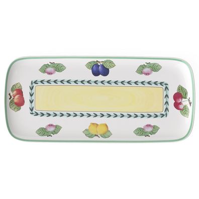 Villeroy & Boch Charm & Breakfast French Garden Kuchenplatte eckig Premium Porcela