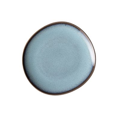like. by Villeroy & Boch Lave glacé Brotteller Steingut blau 1042822660