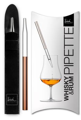 EISCH Whisky/Rum Pipette 999/6 kupfer im Geschenkkarton Gentleman 86599906