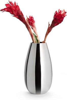 Philippi Anais Vase L Aluminium, Nickel, hochglanzpoliert 240032