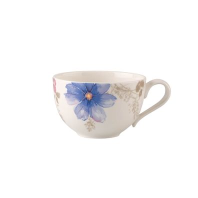 Villeroy & Boch Vorteilset 4 Stück Mariefleur Gris Basic Frühstücksobertasse bunt