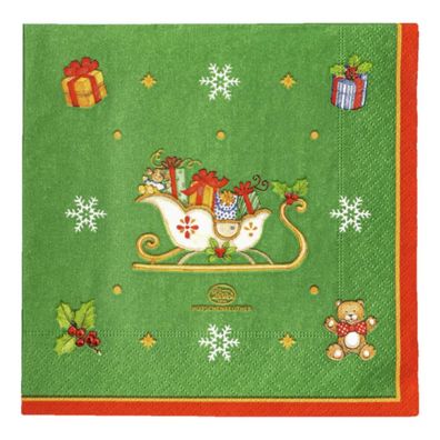 Hutschenreuther Vorteilset 2 Stück Happy Wintertime Servietten 33 x 33 cm / 20