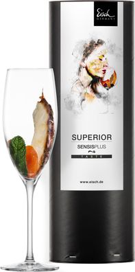 Eisch Vorteilset 2 Stück Champagnerglas 500/71 Moussierpunkt i. Geschenkr. Superior