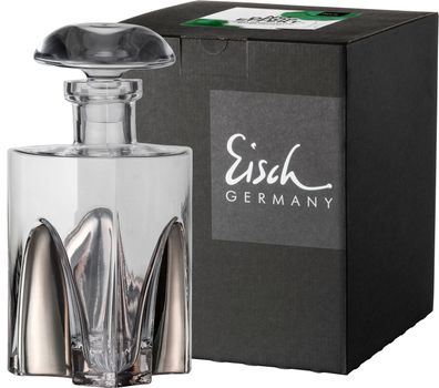 Eisch Vorteilset 2 Stück Karaffe 774/0.75L ND platin im Geschenkkarton Gentleman