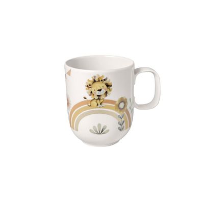 Villeroy & Boch Roar like a Lion Kinderbecher mit Henkel, groß Premium Porcelain