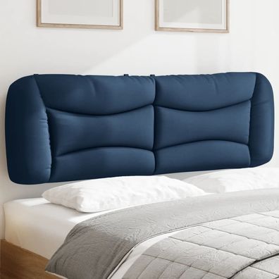 vidaXL Kopfteil-Kissen Blau 160 cm Stoff