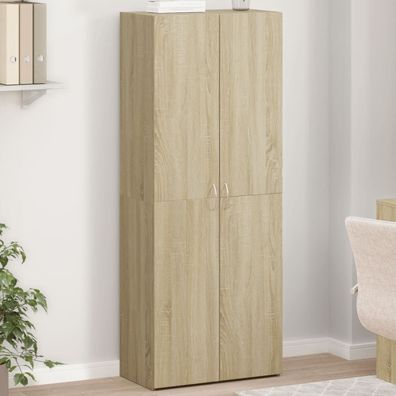 vidaXL Aktenschrank Sonoma-Eiche 60x32x153 cm Holzwerkstoff