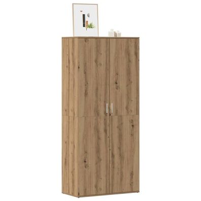 vidaXL Schuhschrank Artisan-Eiche 80x39x178 cm Holzwerkstoff