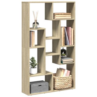 vidaXL Bücherregal Sonoma-Eiche 72x20x120 cm Holzwerkstoff
