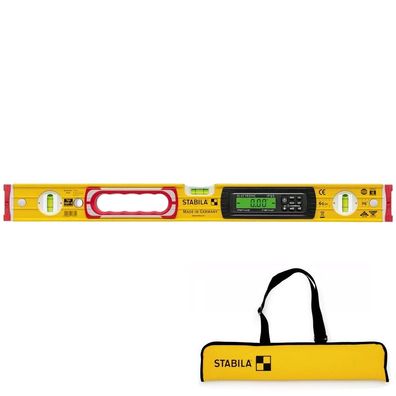 Stabila Elektronik Wasserwaage TECH 196 electronic IP 65 122cm Tasche 17673