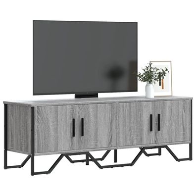 vidaXL TV-Schrank Grau Sonoma 122x34x41 cm Holzwerkstoff