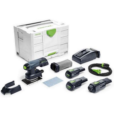 Festool Akku Rutscher Schleifer Akkupack Ladegerät RTSC 400 3,0 I-Set 577681