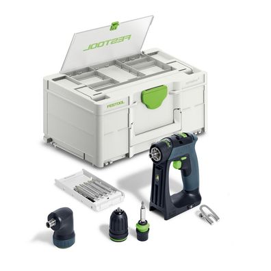 Festool Akku Bohrschrauber CXS 18-Basic-Set 577333 im Systainer SYS3 DF M 187