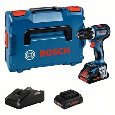 Bosch Akku Bohrschrauber 2xProCore 4,0 Ladegerät GSR 18V-90 C 06019K6005