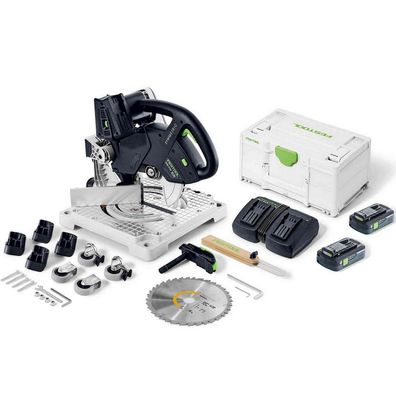 Festool Akku Leistensäge Säge Energie-Set Symmetric SYMC 70 4,0 EBI-Plus 577464