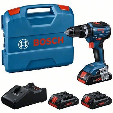 Bosch Akku Schlagbohrschrauber Schrauber 3x 4Ah Procore GSB 18V-55 0615A5002V