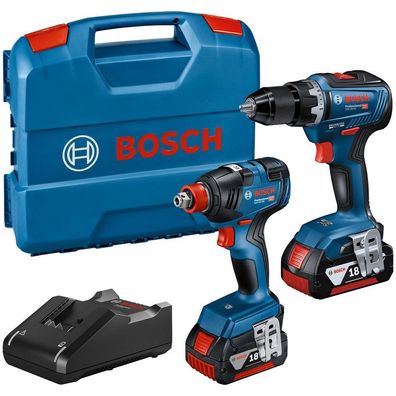 Bosch Combo Kit Akku Drehschlag Bohrschrauber GDX 18V-200 GSR 18V-55 06019J2207