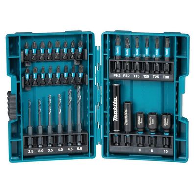 Makita Impact BLACK Bohrer Bit-Set 33 teilig S2 Stahl B-66896