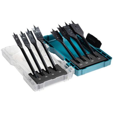 Makita Flachfräsbohrer Set 8-teilig Holzbohrer Bohrer Sechskantaufnahme E-08698