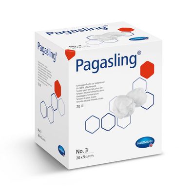 Hartmann Pagasling® Schlinggazetupfer, Gr. 3 - steril - 20 x 5 Stück | Packung (100 S