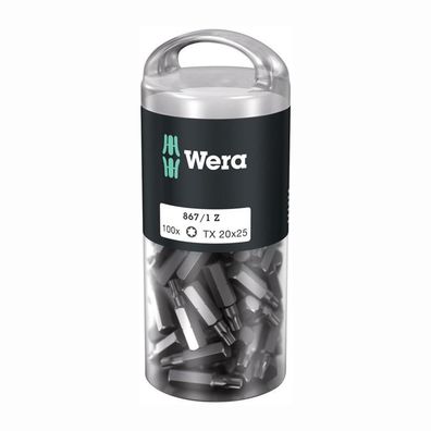 Wera Bitgroßpackung (100 Stk.) 867/1 Z T 40 Länge 25 mm - 5072452001