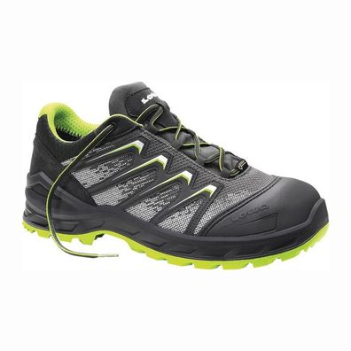 LOWA Sicherheitsschuh Larrox Work GTX grey Lo Größe 43 grau / grün - 5424-4