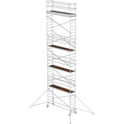 Günzburger Steigtechnik Rollgerüst 0,75 x 3 m mit Ausleger Plattformhöhe 9,