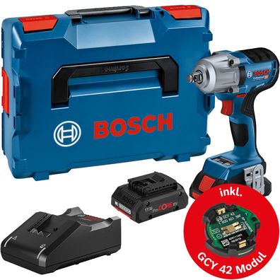 Bosch Akku-Drehschlagschrauber GDS 18V-450 HC 2x 4,0 Ah ProCORE18V Akku + L