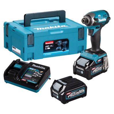 Makita TD003GA202 Akku-Schlagschrauber XGT 40 V / 2x 2,0 Ah Akku & Ladegerä